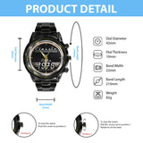 Classic - Personalized Father Hand Watch