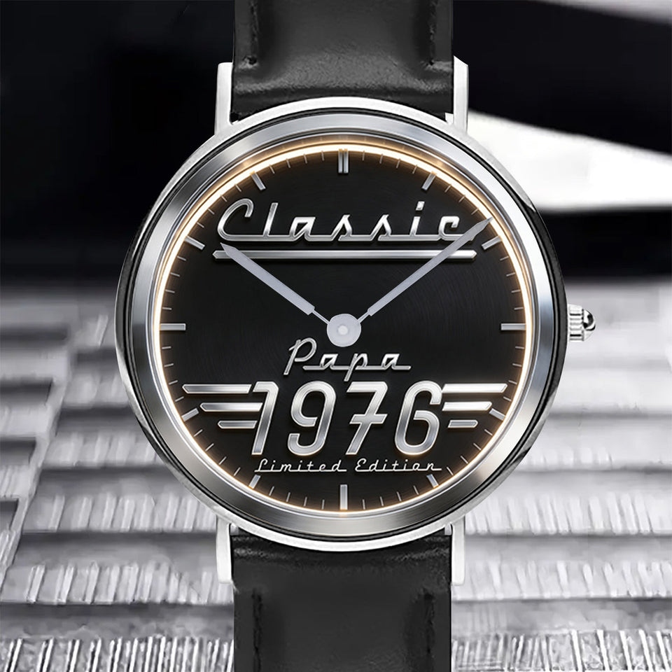 Classic - Personalized Father Hand Watch