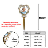 The Moment Your Heart Stopped - Personalized Memorial Acrylic Garden Sign/ Acrylic Plaque Sign