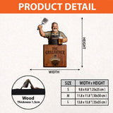 Grill & Brew - Personalized Father Wall Bottle Opener