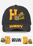 Alphabet Construction Vehicles - Personalized Kid Classic Cap