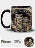 Best Owl Mom Ever - Personalized Mother Accent Mug