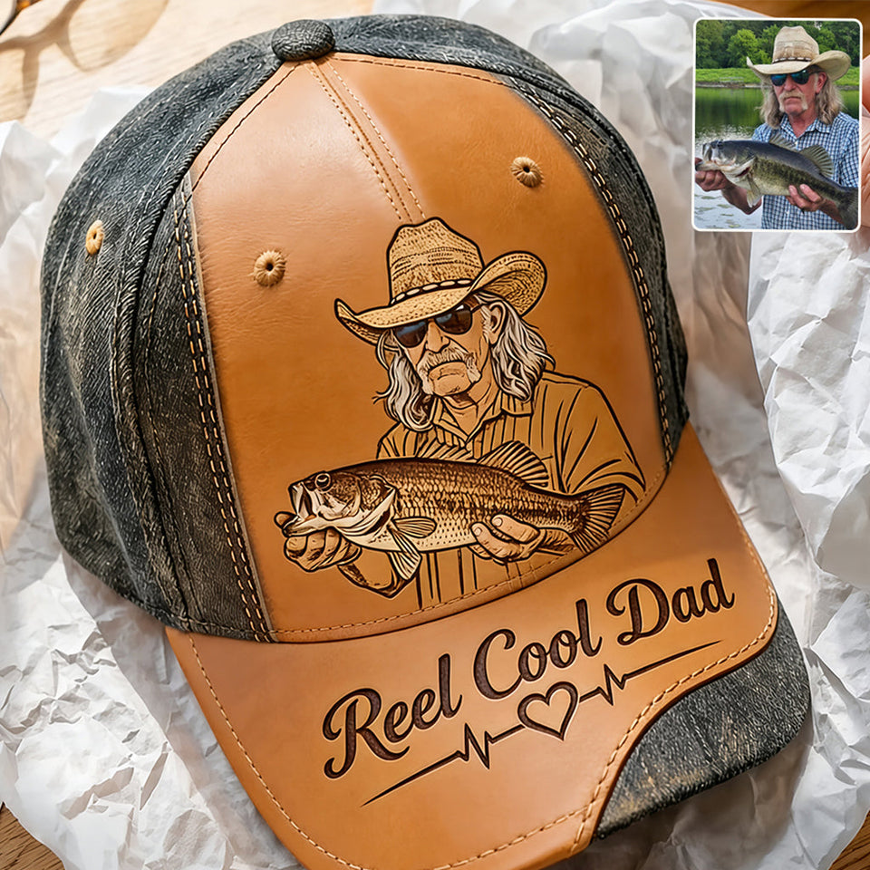 Custom Fishing Hat For Dad/ Husband/ Son... - Personalized Fishing Classic Cap
