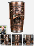 Old Man But Still Can Shoot - Personalized Veteran Tumbler