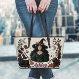 Spells & Sparkles - Personalized Witch Leather Bag