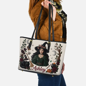 Spells & Sparkles - Personalized Witch Leather Bag