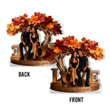 Falling For You Autumn Vibes - Personalized Couple 2-Side Printed Acrylic Plaque