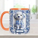 Cute Labrador Retriever - Personalized Dog Accent Mug