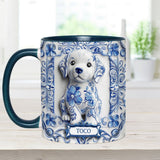 Cute Labrador Retriever - Personalized Dog Accent Mug