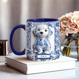 Cute Labrador Retriever - Personalized Dog Accent Mug