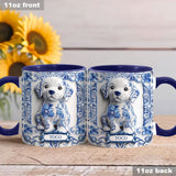 Cute Labrador Retriever - Personalized Dog Accent Mug