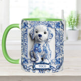 Cute Labrador Retriever - Personalized Dog Accent Mug