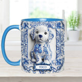Cute Labrador Retriever - Personalized Dog Accent Mug