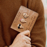 Custom Any Photo - Personalized Father Leather Wallet