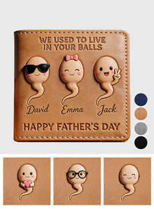 Custom Any Photo - Personalized Father Leather Wallet
