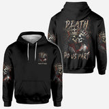 Til Death Do Us Part - Personalized Couple All Over Shirt