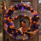 The Witch Is In - Personalized Witch LED Light Acrylic Sign