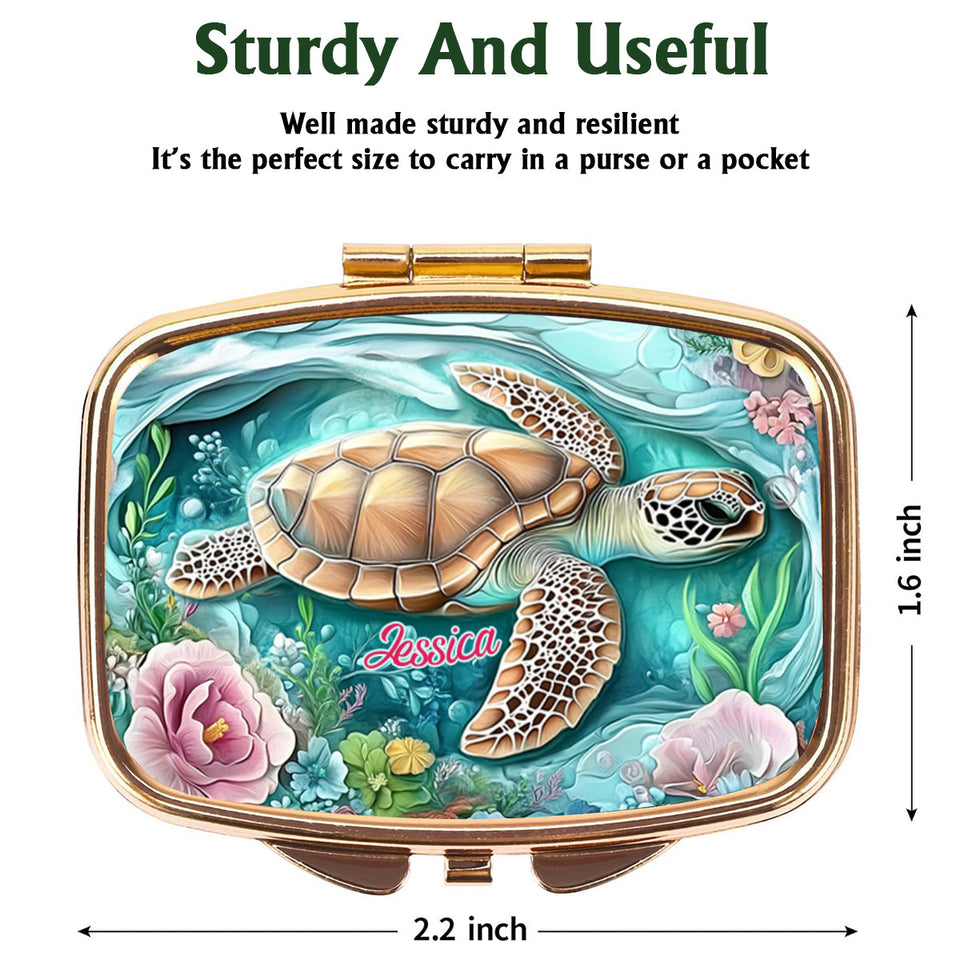 Turtle Lover - Personalized Turtle Pill Organizer