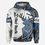 Couple Matching Shirts, Hunting Couple Matching Shirt - Personalized Hunting All Over Shirt