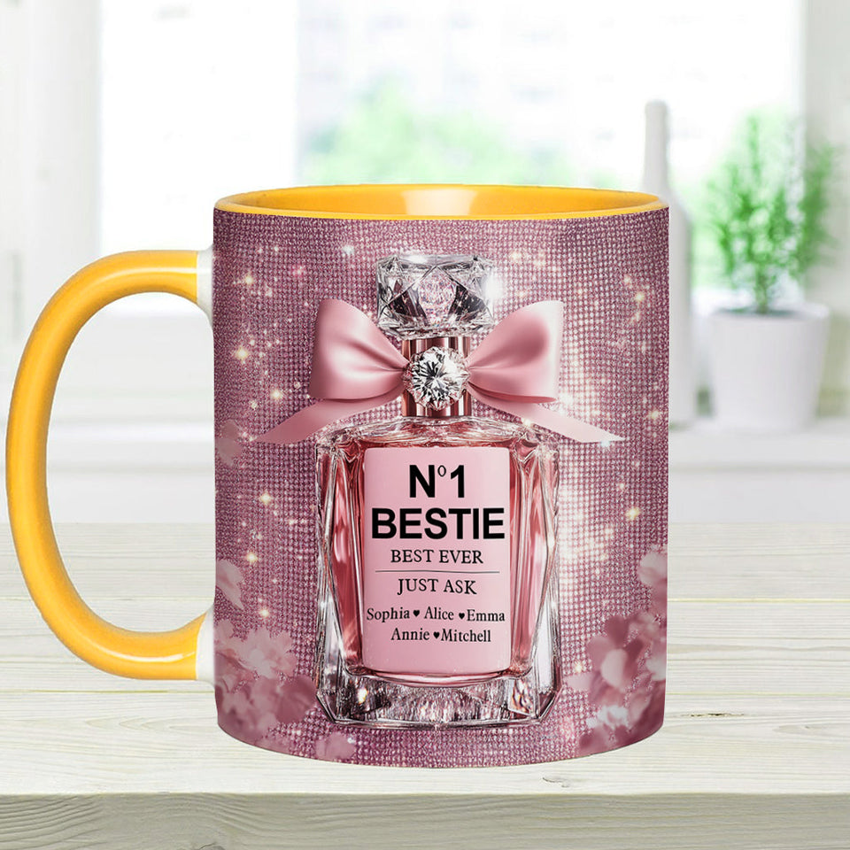 N01 Besties - Personalized Bestie Accent Mug