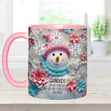 Grandkids Are Like Snowflakes - Gift for grandma - Personalized Accent Mug