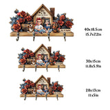 You, Me & The Dogs - Personalized Dog Custom Shaped Key Rack