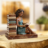 She Is Loved Chosen - Personalized African American Custom Shaped Acrylic Plaque
