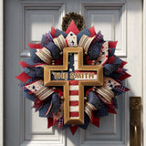 God Bless The American - Personalized Christian Custom Shaped Wood Sign