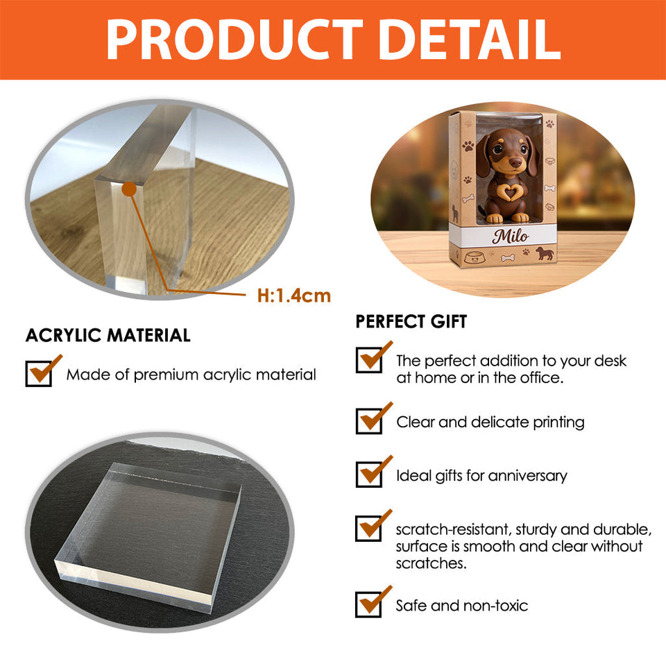 Custom Any Photo - Personalized Dog Custom Shaped Acrylic Plaque