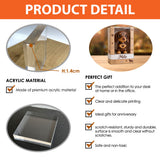Custom Any Photo - Personalized Dog Custom Shaped Acrylic Plaque