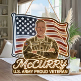 America Veteran - Personalized Veteran LED Light Acrylic Sign