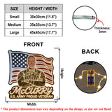 America Veteran - Personalized Veteran LED Light Acrylic Sign