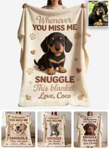 Keepsake Gift for Dog Owners - Personalized Dog Blanket