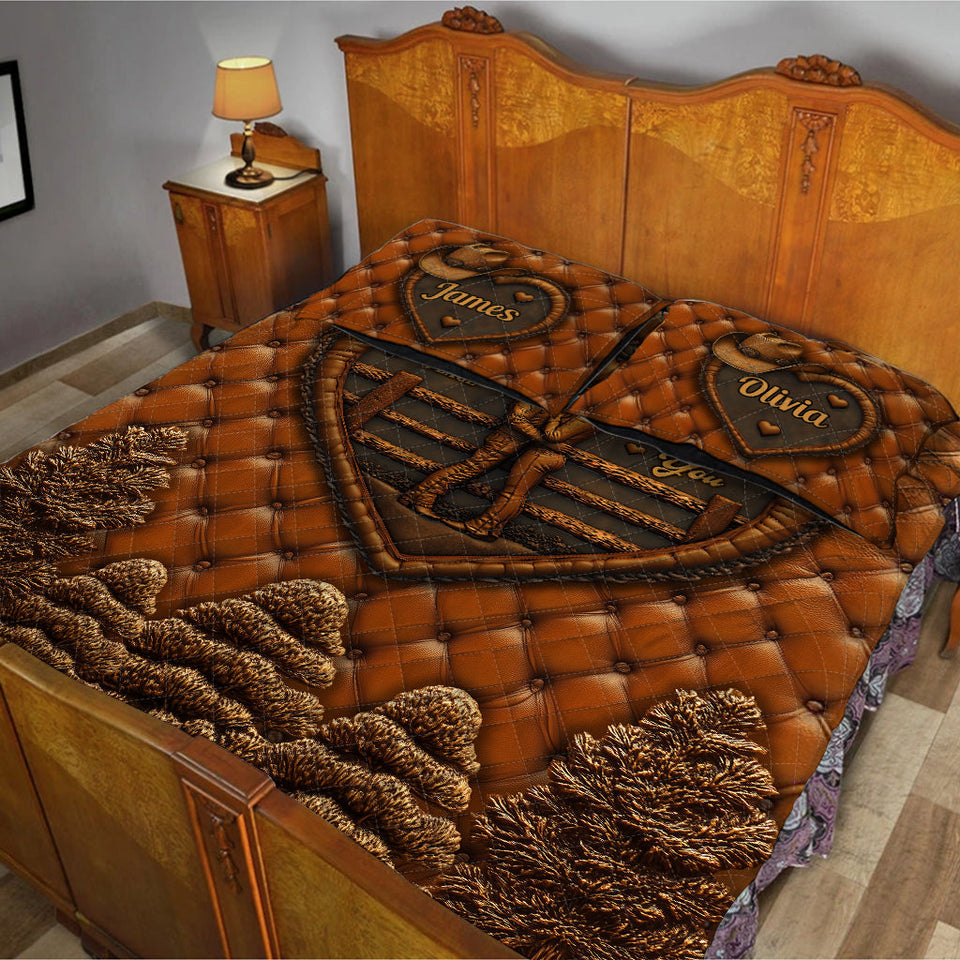 Next To You - Personalized Country Girl Quilt Set
