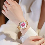 Foi, Espoir, Amour - Montre-bracelet personnalisée pour femmes, sensibilisation au cancer du sein 