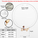 Custom Any Photo - Personalized Kid Shaped Metal Pendant Necklace