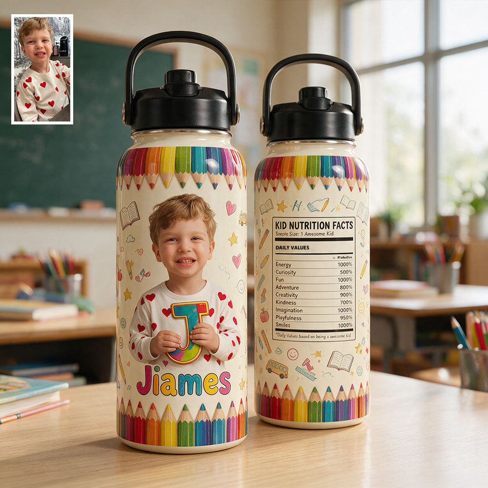 Awesome Kid - Personalized Kid Kids Water Bottle