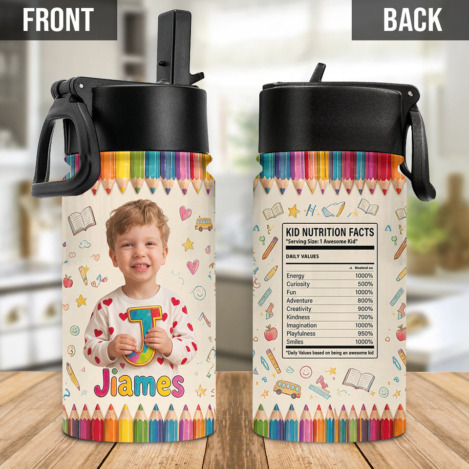 Awesome Kid - Personalized Kid Kids Water Bottle