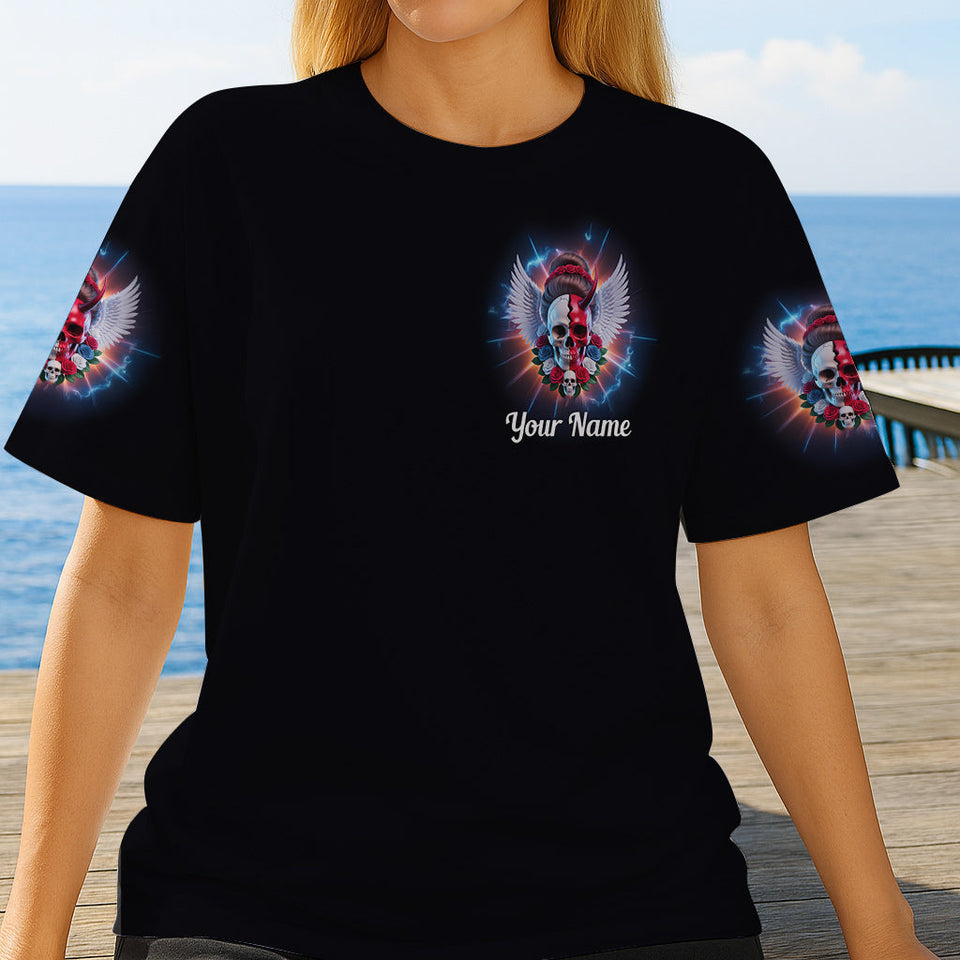 It's Going To Be One Of Those Days - Personalized Skull All Over Shirt