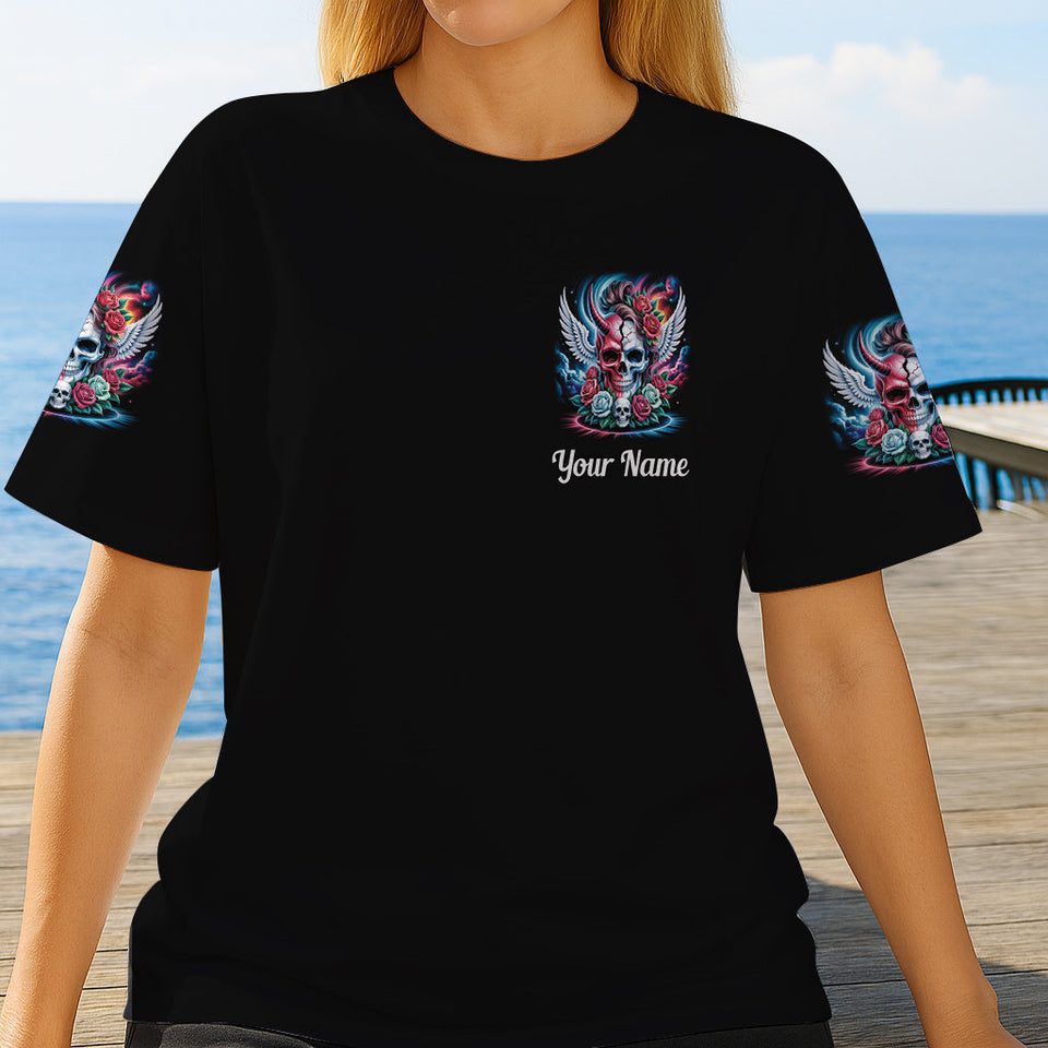 It's Going To Be One Of Those Days - Personalized Skull All Over Shirt