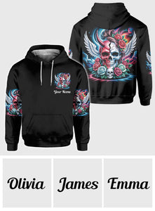 It's Going To Be One Of Those Days - Personalized Skull All Over Shirt