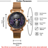 Skull And Roses - Personalized Skull Women Hand Watch