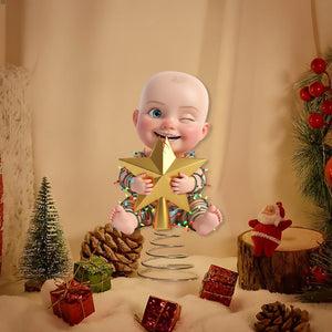 Naughty Kids - Personalized Kid LED Light Tree Topper
