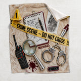 Gifts for True Crime Enthusiasts - Personalized True Crime Blanket