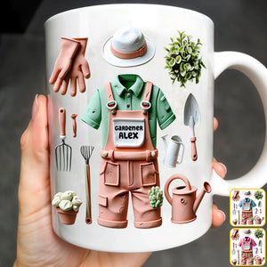 Love Gardening - Personalized Gardening Mug
