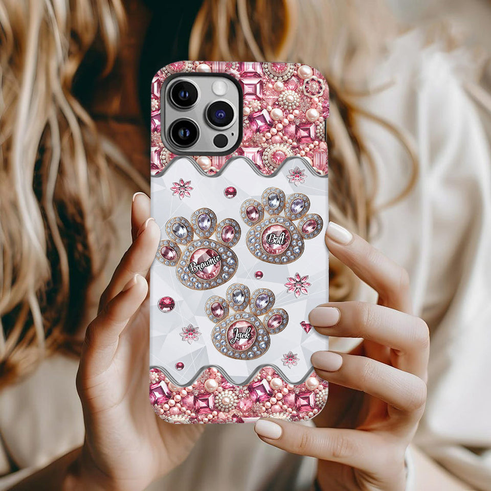 Life Is Better With My Dogs - Personalized Dog Full Print Phone Case