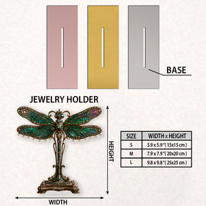 Stunning Dragonfly - Personalized Dragonfly Jewelry Holder