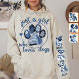 Just A Girl Who Loves Dog - Personalized Dog All Over Shirt