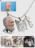Graduation Walking Beside You Every Step - Personalized Graduation Metal Necklaces With Pendants
