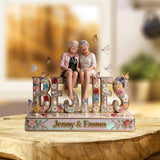 Besties Gift, Best Friend Gift Idea - Personalized Bestie Custom Shaped Acrylic Plaque